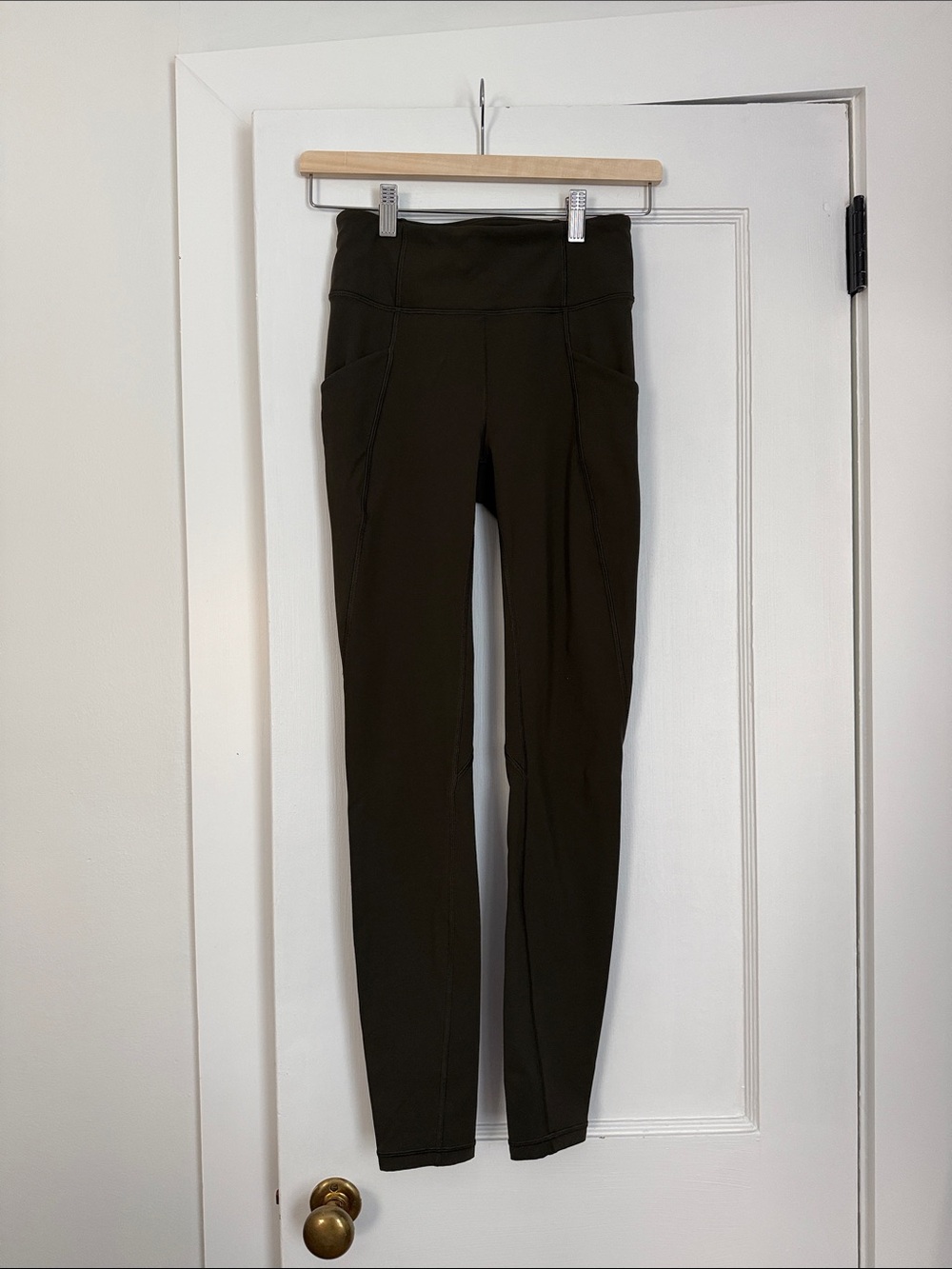 Lululemon Time to Sweat Leggings Dark Olive Size 4